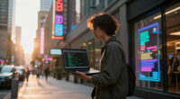 A Walkable ASCII Cyberpunk City In One HTML File [Video]