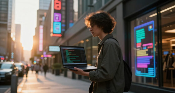 A Walkable ASCII Cyberpunk City In One HTML File [Video]